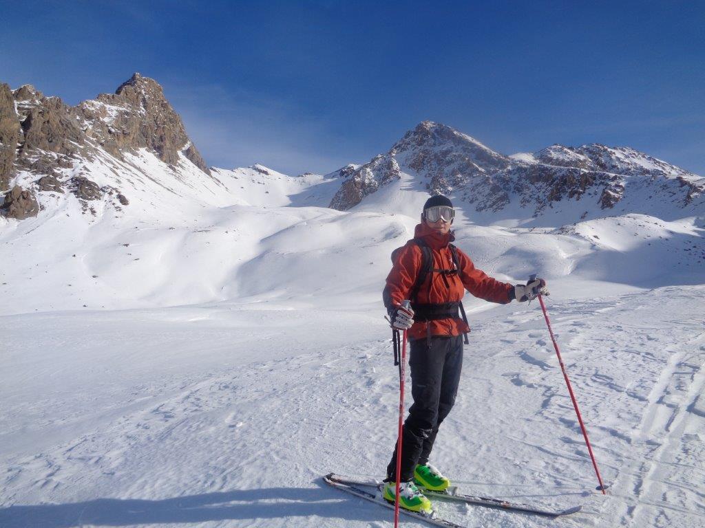 primo tratto di discesa, valido e in ambiente eccezionale