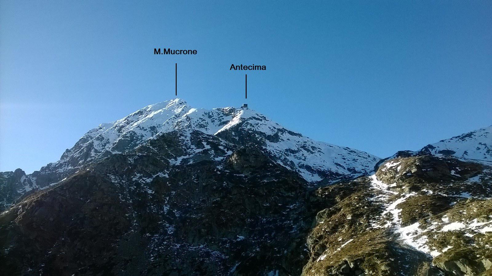 Cima e antecima viste dalla Busancano