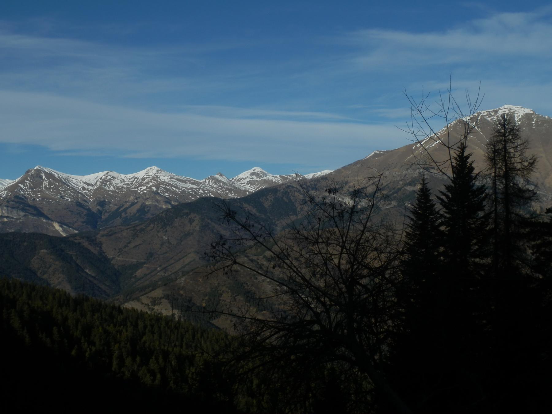 panoramica nella fase di discesa