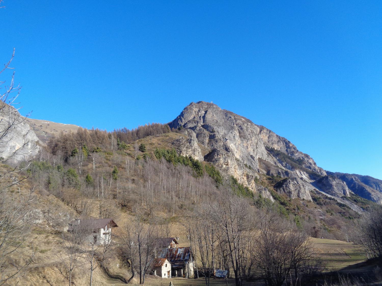 la nostra meta vista dal forte Neghino