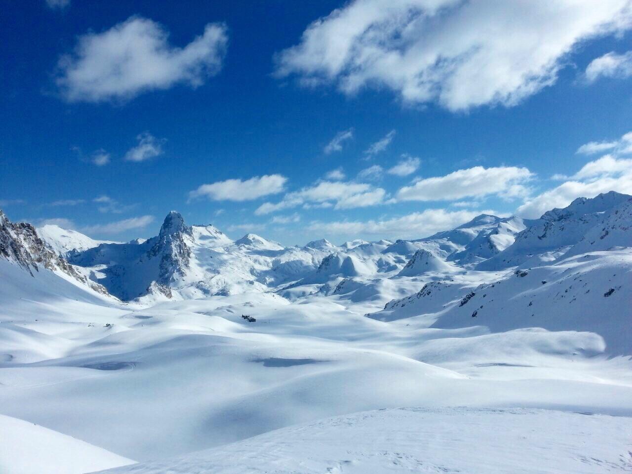 Mare di neve verso la Meja