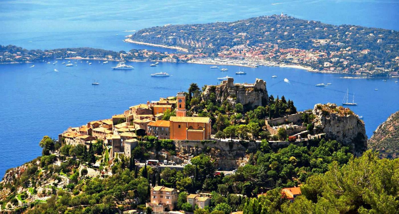 Panorama su Eze e Sait Jean cap ferrat