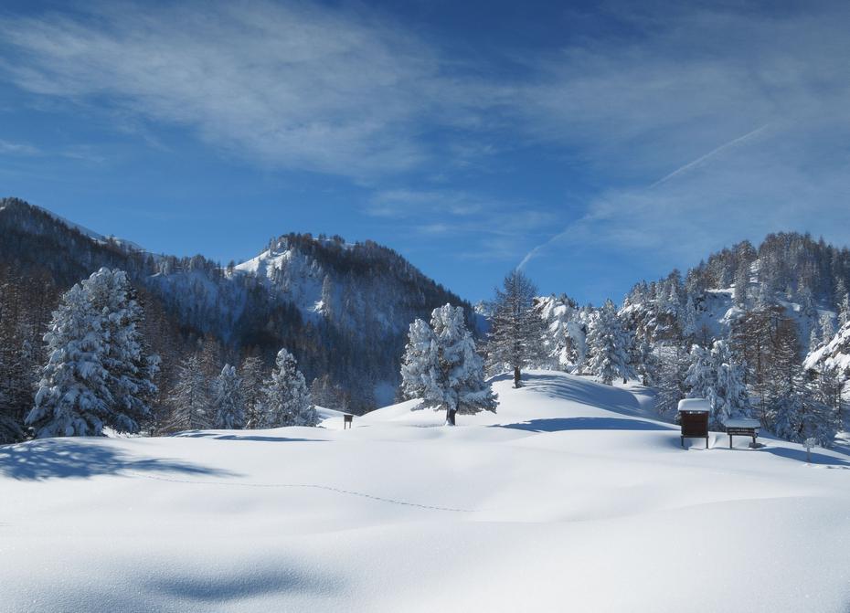 Bivio presso il Lago Nero