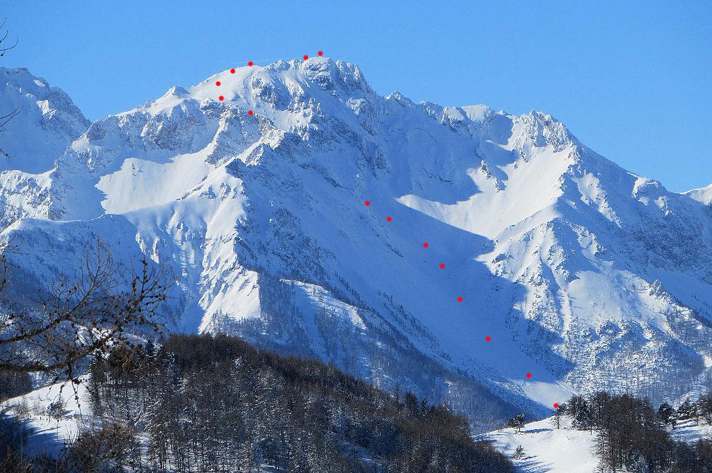 Punta Clotesse - La Canala