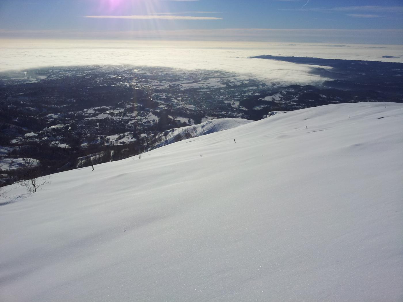 Sempre bello vedere la pianura da qui