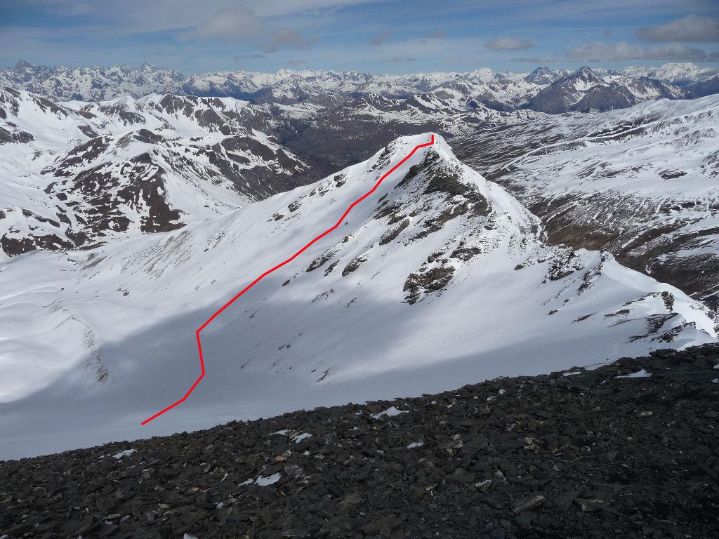 Pic Lombard - versante SO