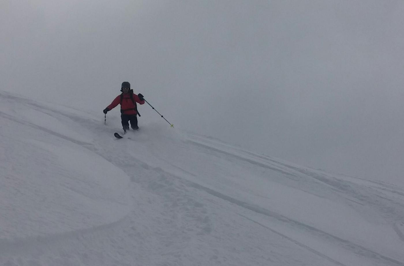 discesa su neve... pessima! 
