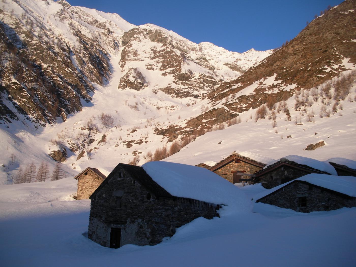 dall'alpe Crosenna il vero canale..