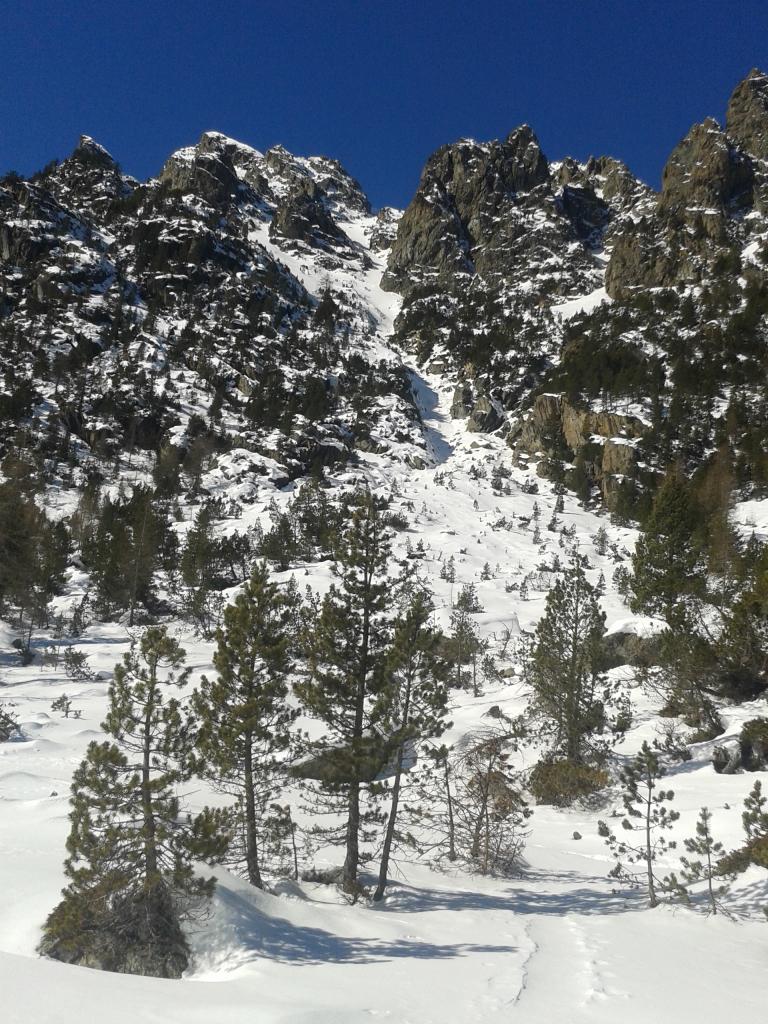 il canale est del Bec Spic