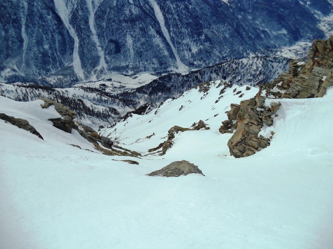 entrata dall'ometto dell'anticima 