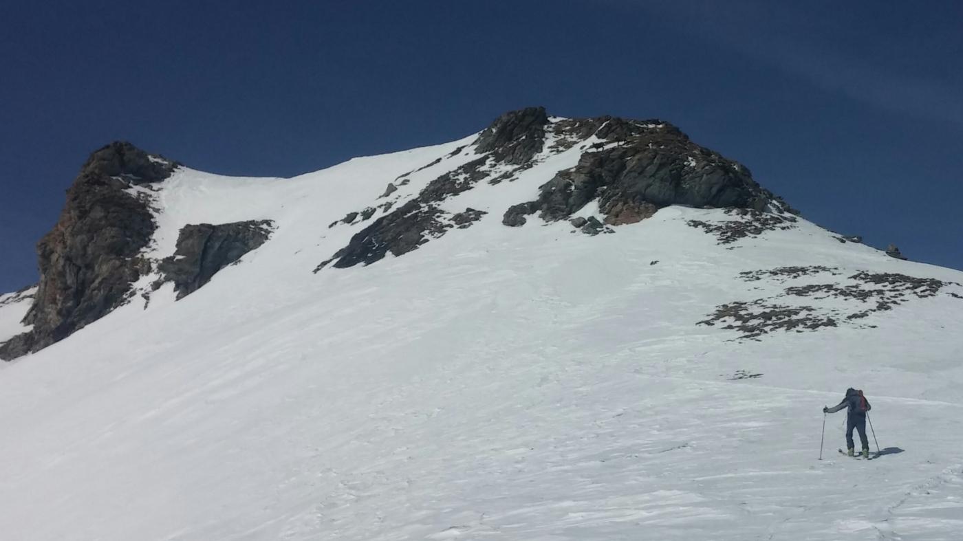 ultimo tratto di salita sulla dorsale