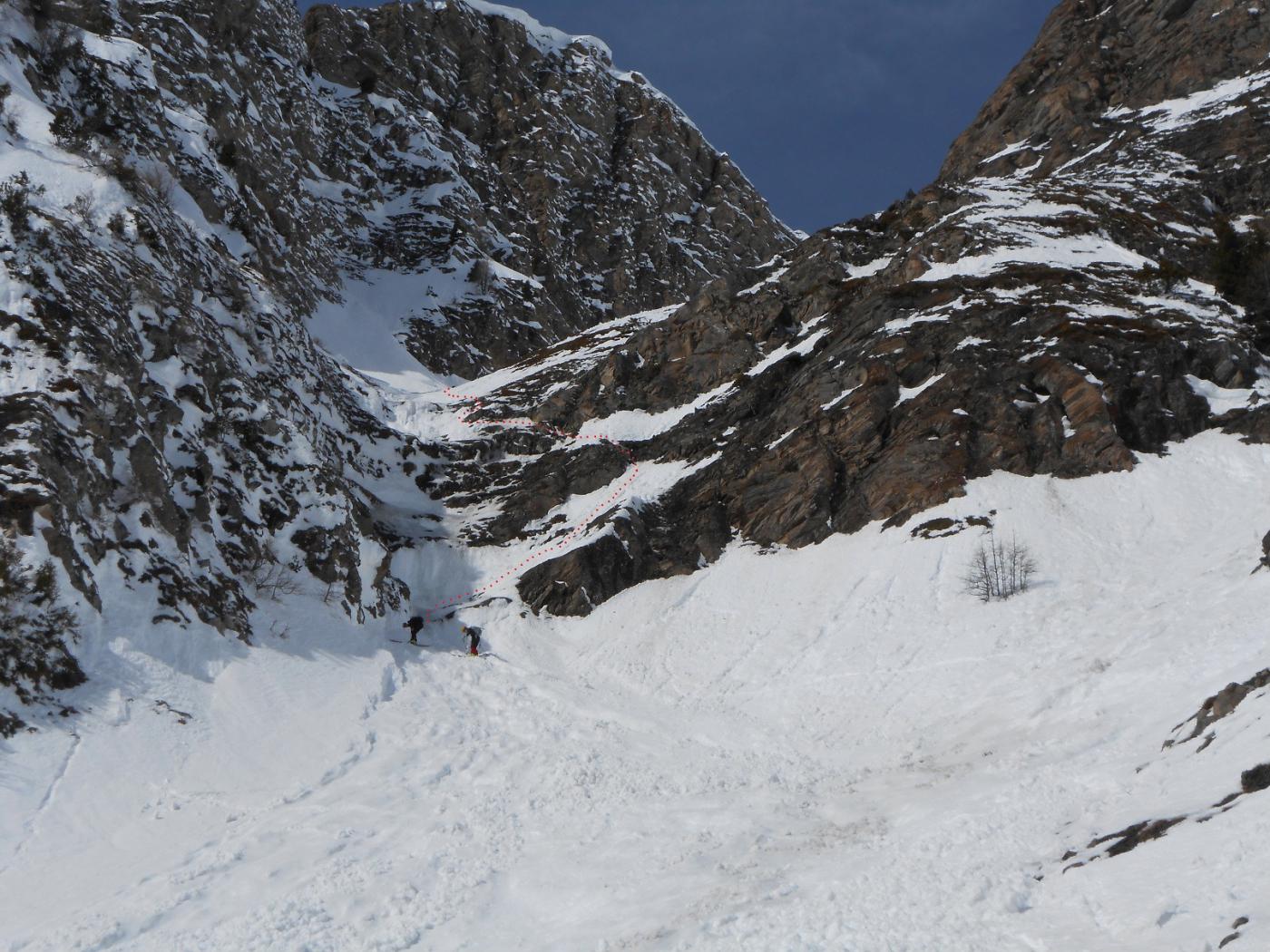 L'ingresso del canale superiore