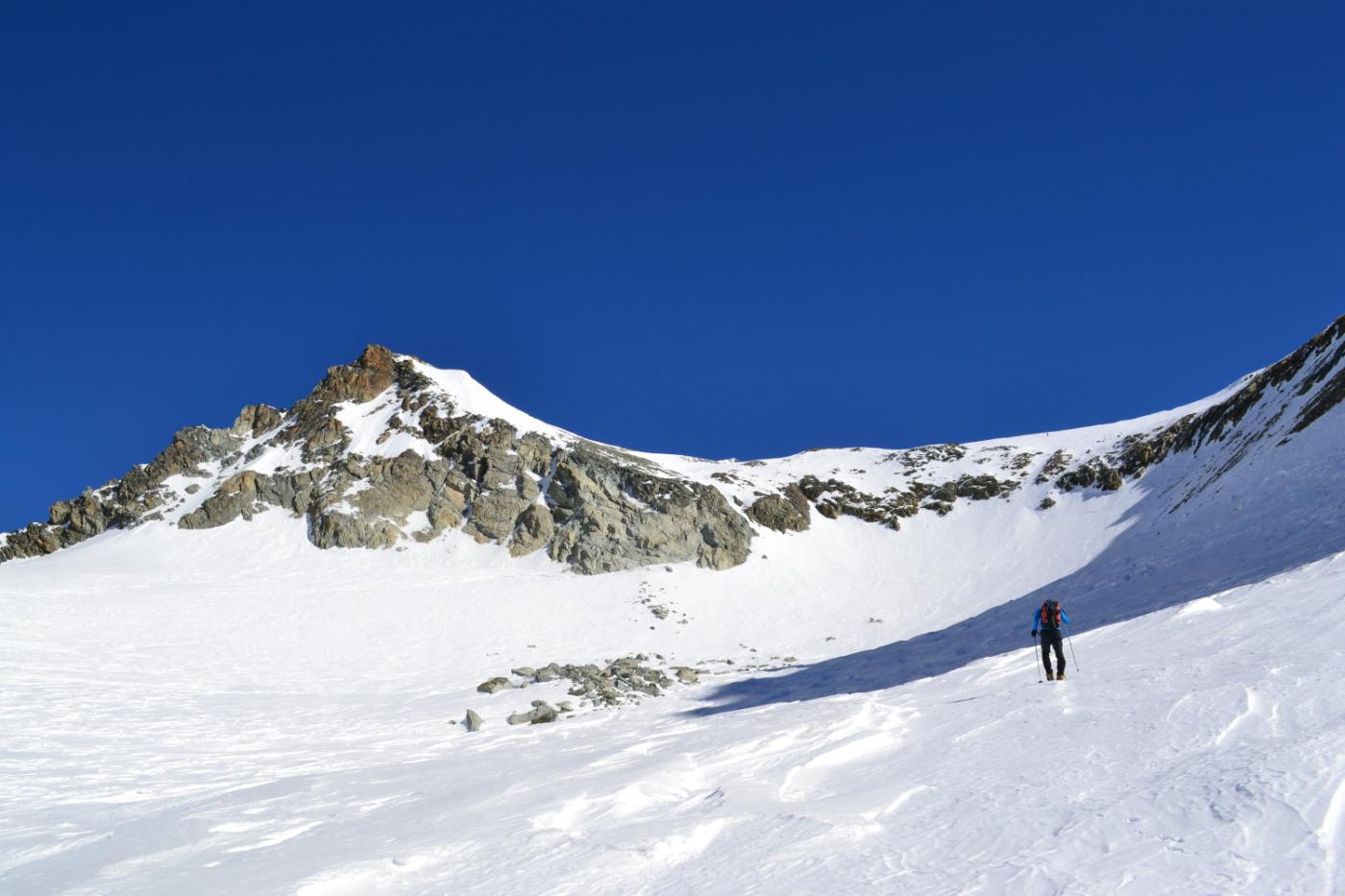 il Noeud de la Rayette visto dal ghiacciaio