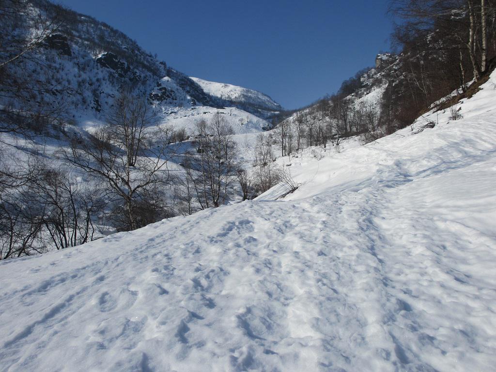 L'ingresso del vallone rio Nanta