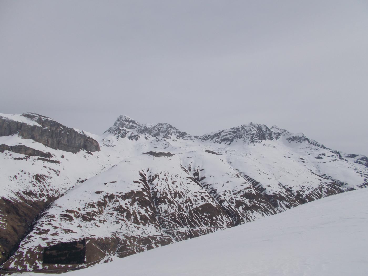 Salendo nei pressi della cresta