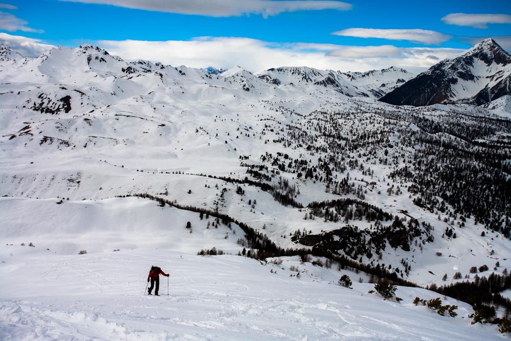 gli ultimi metri per la cima