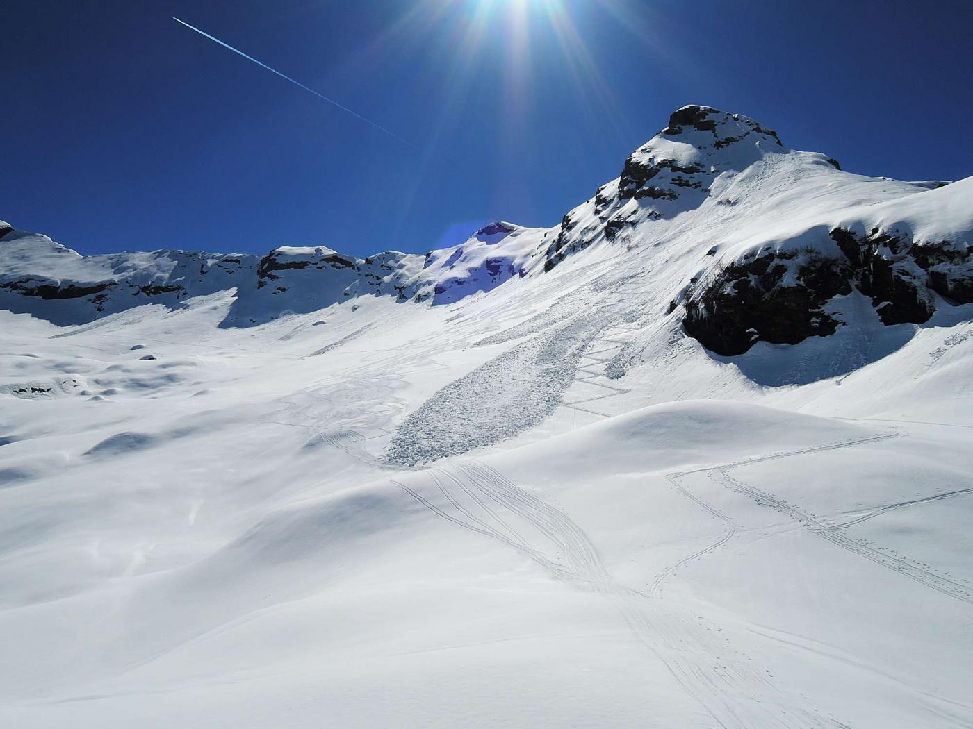 Tracce di salita e discesa