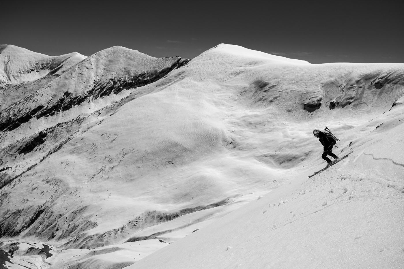 marmu firma la parete sud della cima del lago