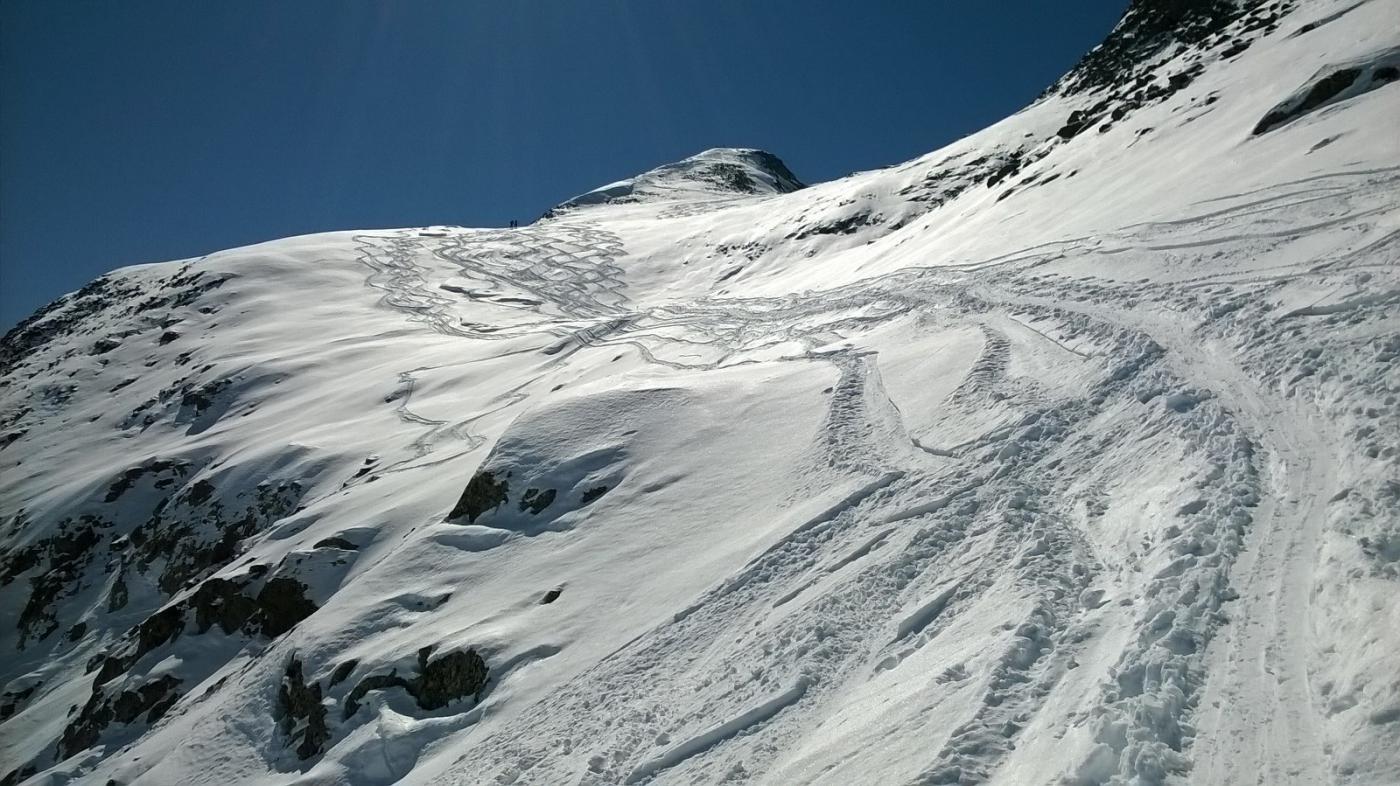 Tratto finale e cima