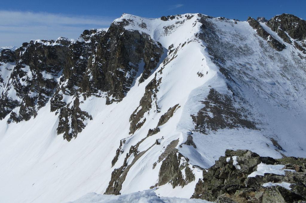 M. Ciabriera - Tete de Cialancion, canale E, cresta NO dal M. Ciabriera