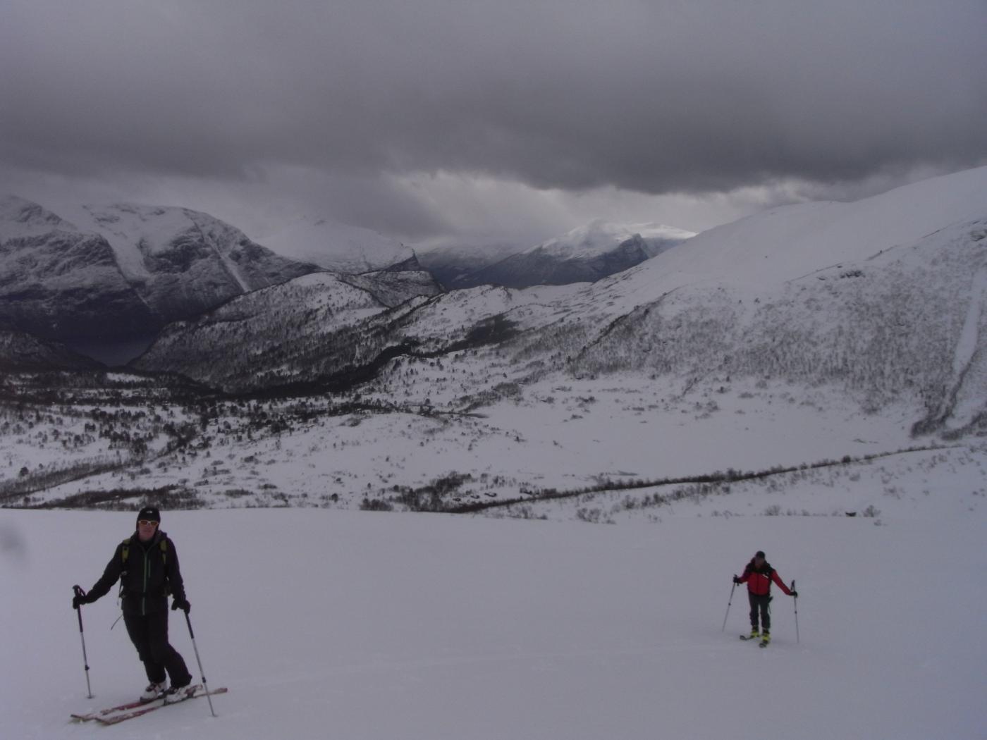 in salita verso il colle