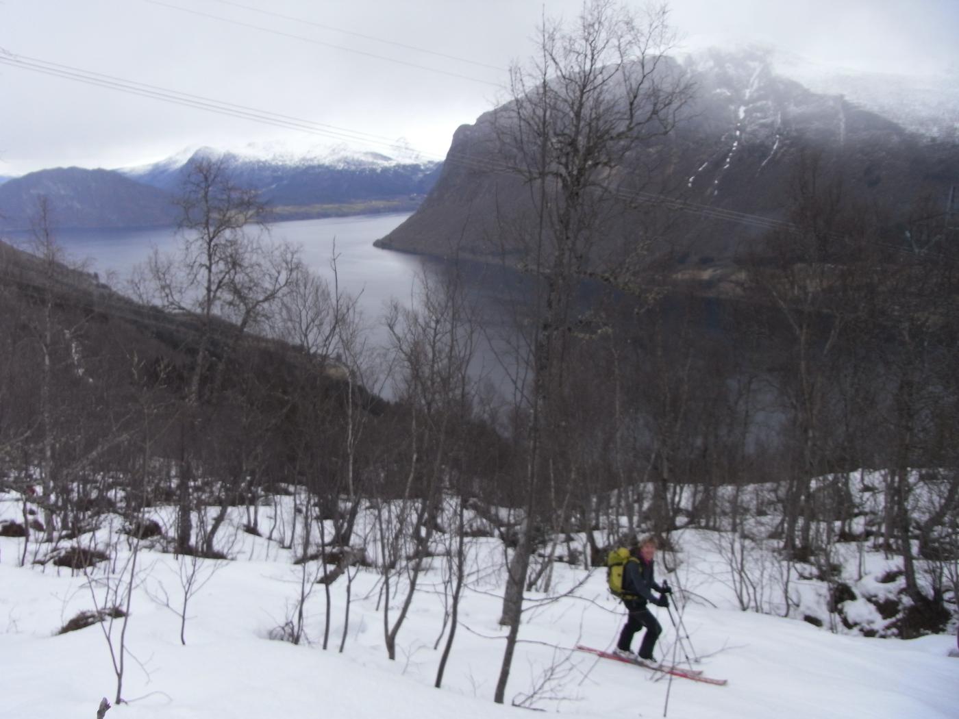 la risalita del bosco rado verso la malga