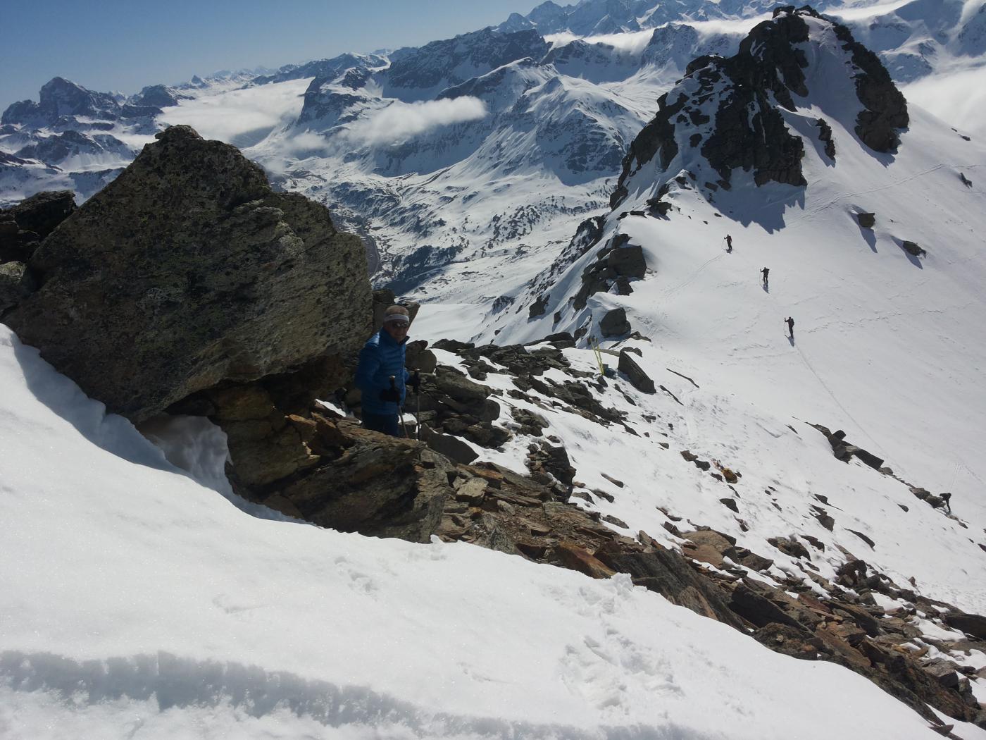 italo nel prevo tratto di cresta