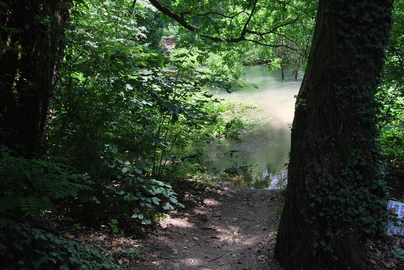 Acqua alta al guado dopo Bereguardo, fortuna che esiste un aggiramento