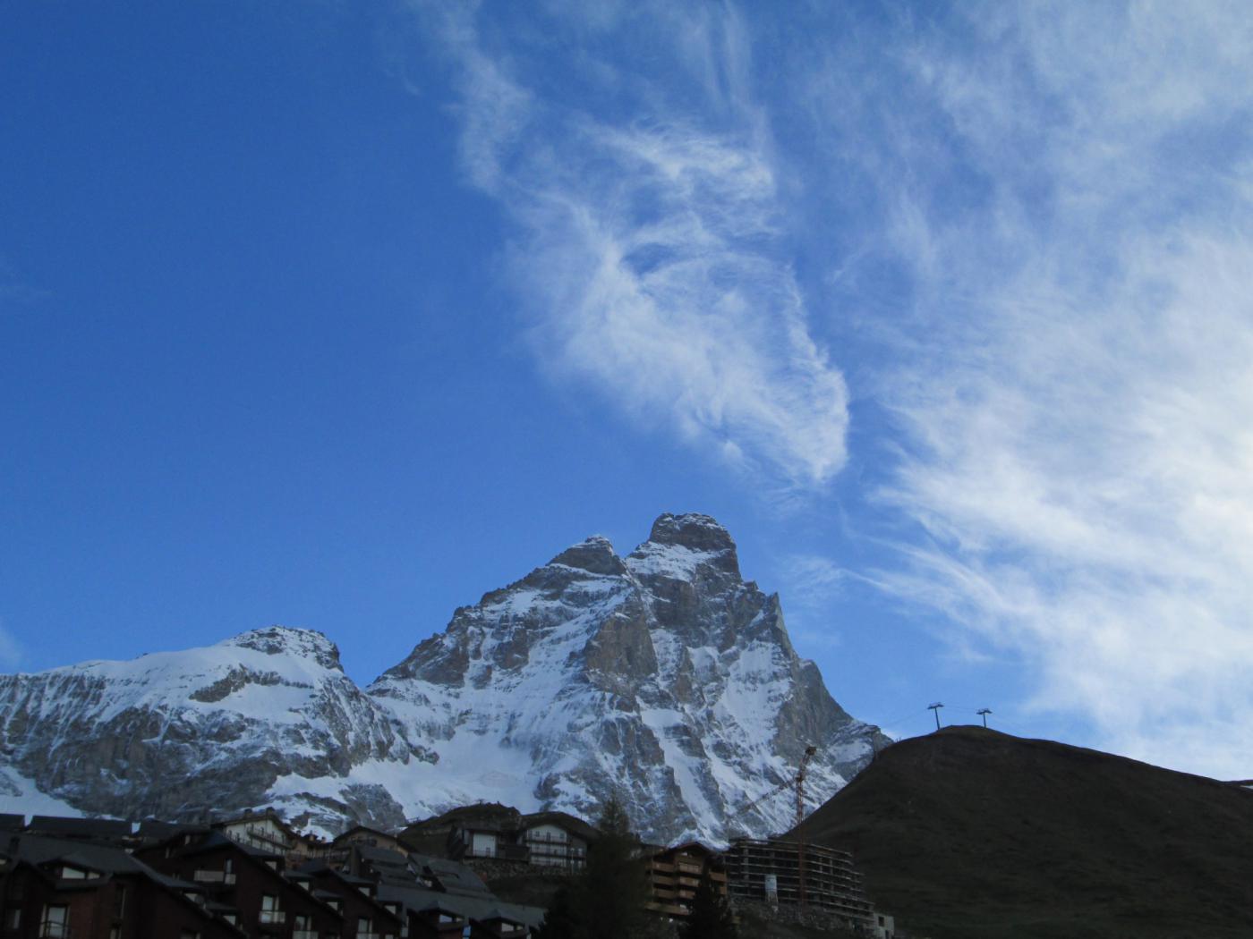 Cervino alle 7,30 di mattino
