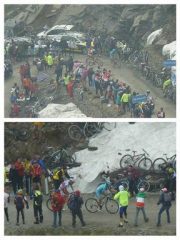 Landa e Zakarin in  arrivo come treni al colle