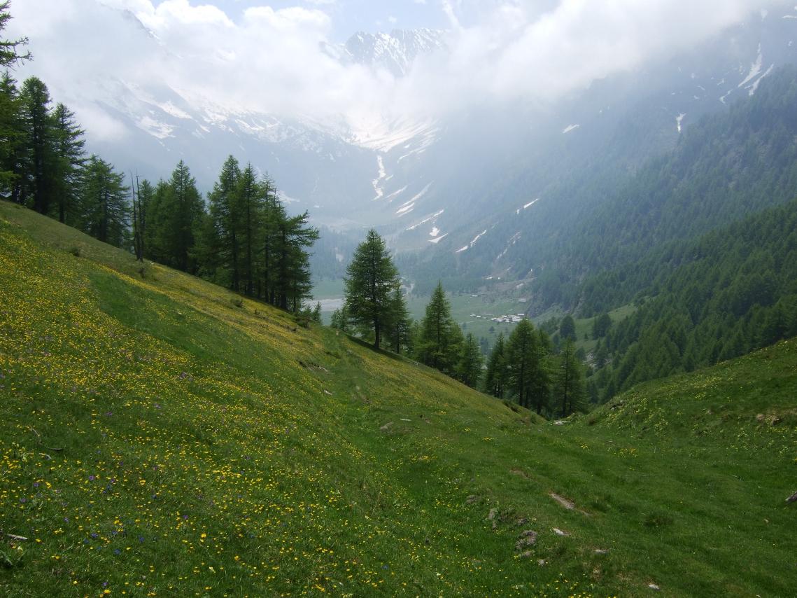 Arrivando alla conca del Pra