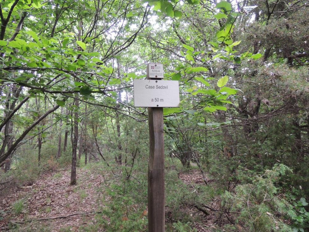 indicazione percorso