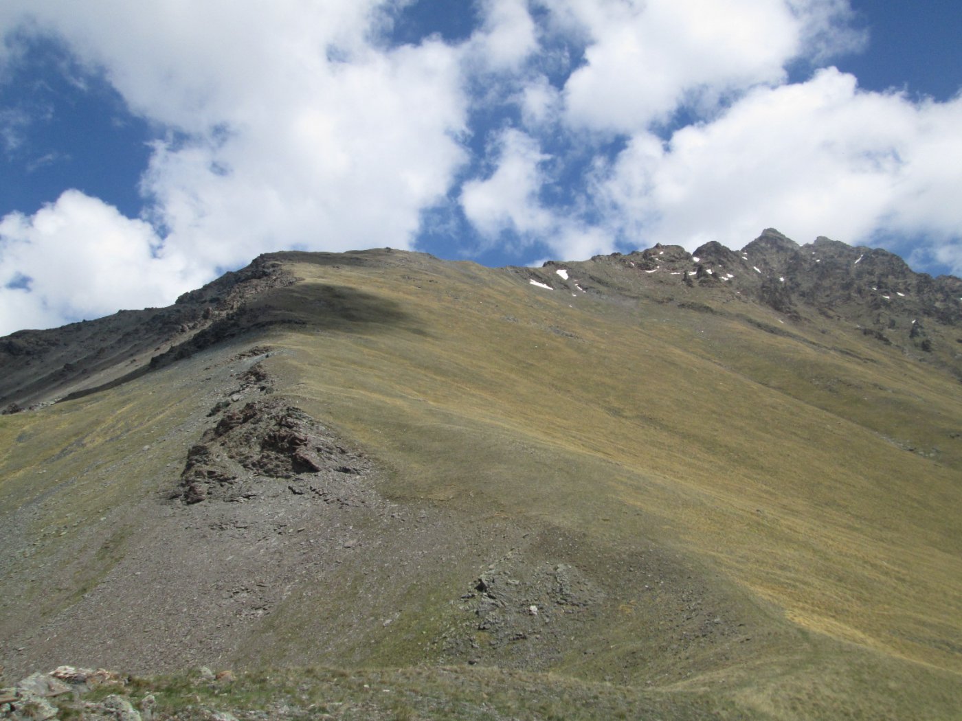 l'ultimo ripido pendio