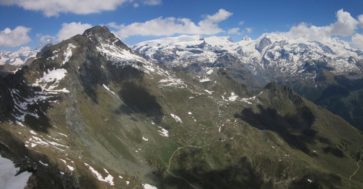 Vista sul Rifugio Tournalin