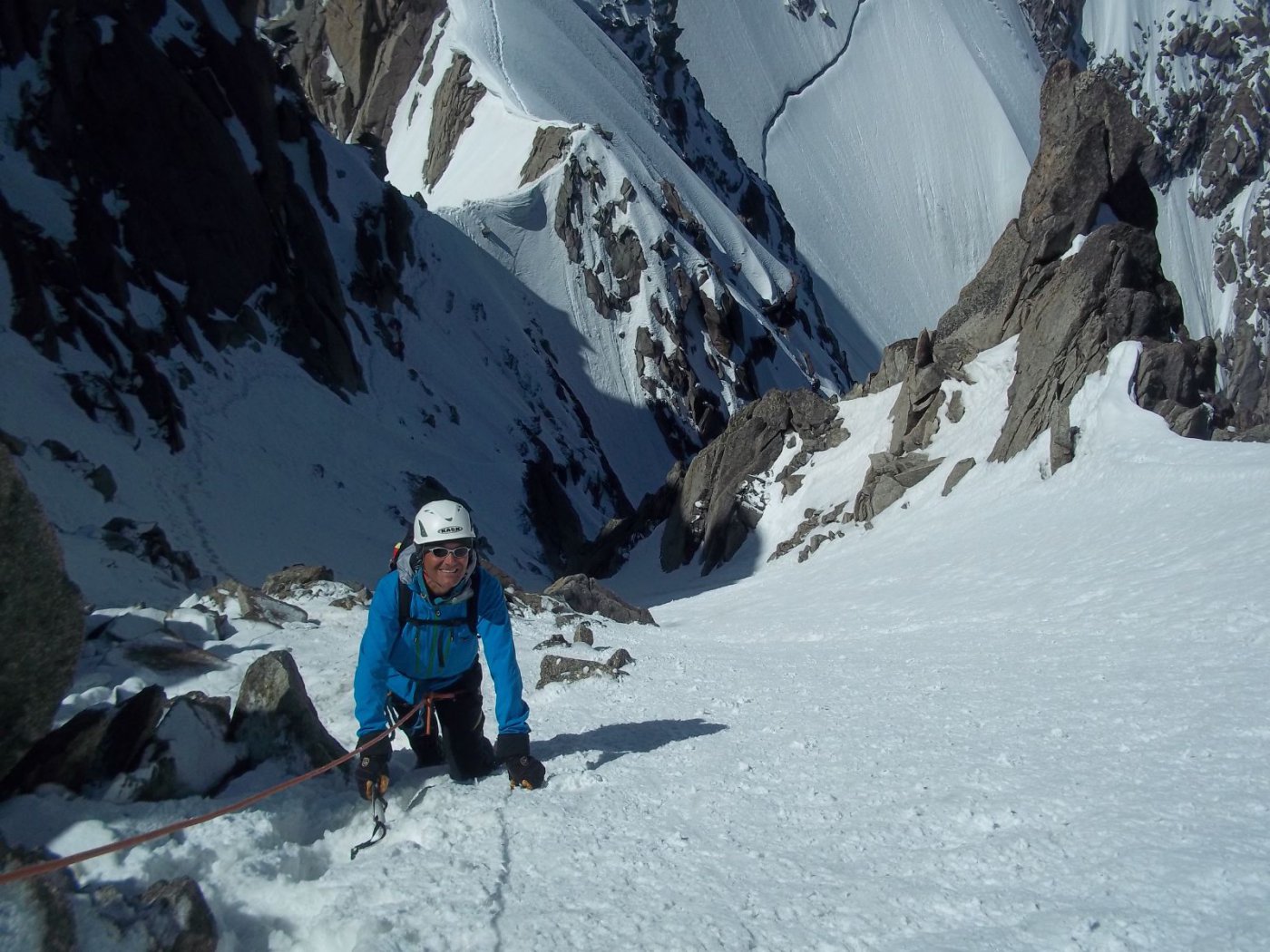 ultimo pezzo del canale prima di arrivare alle doppie 