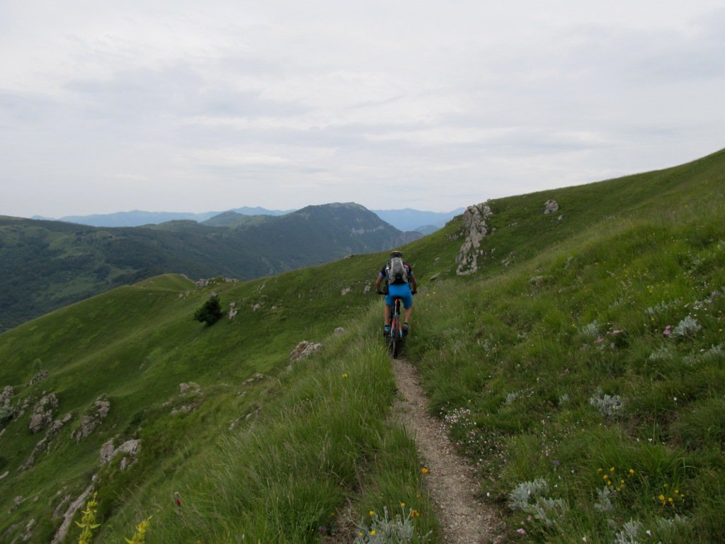 Sulla dorsale del M.te Galero