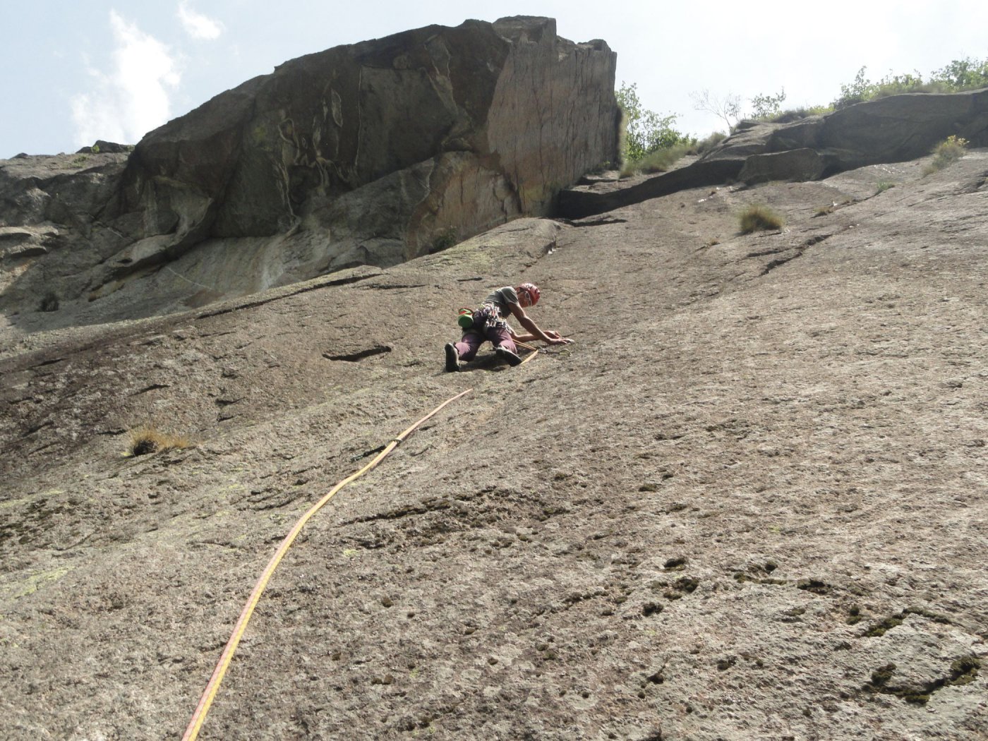 il tiro di 6c+...Dino lo risolve a vista!