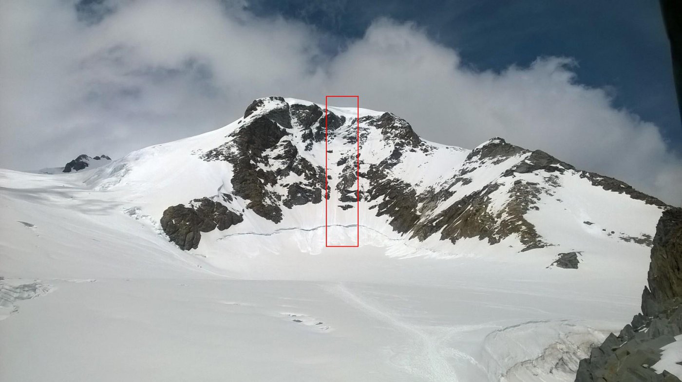 Il Canale visto dalla Cap. Gnifetti