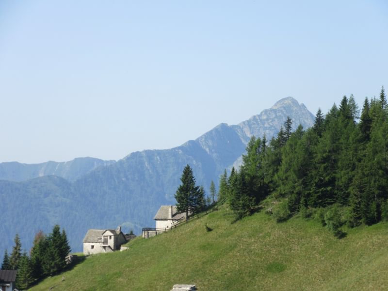 Il Pizzo Ragno dalla Piana di Vigezzo