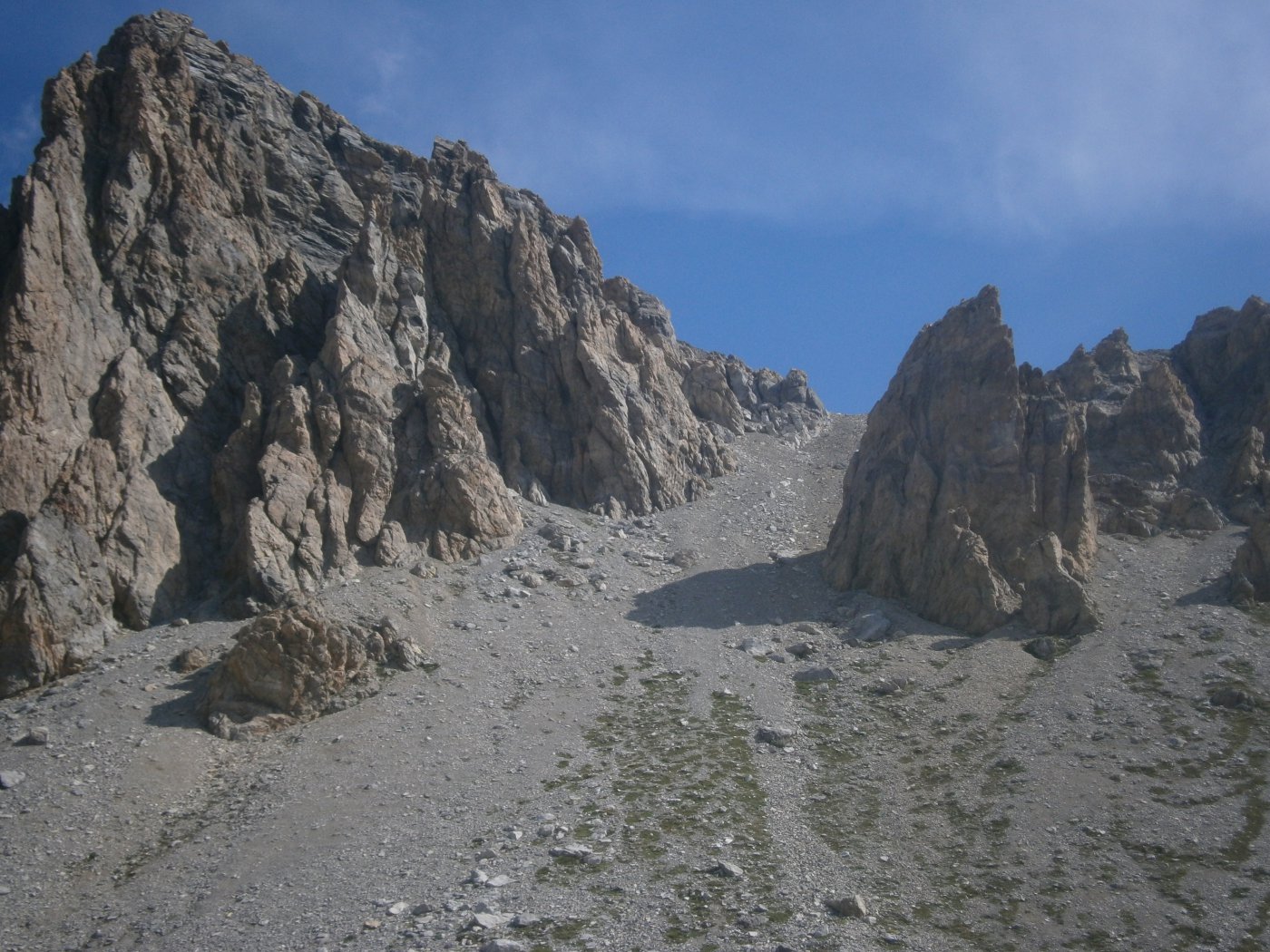 Canale di salita all'Enclausetta