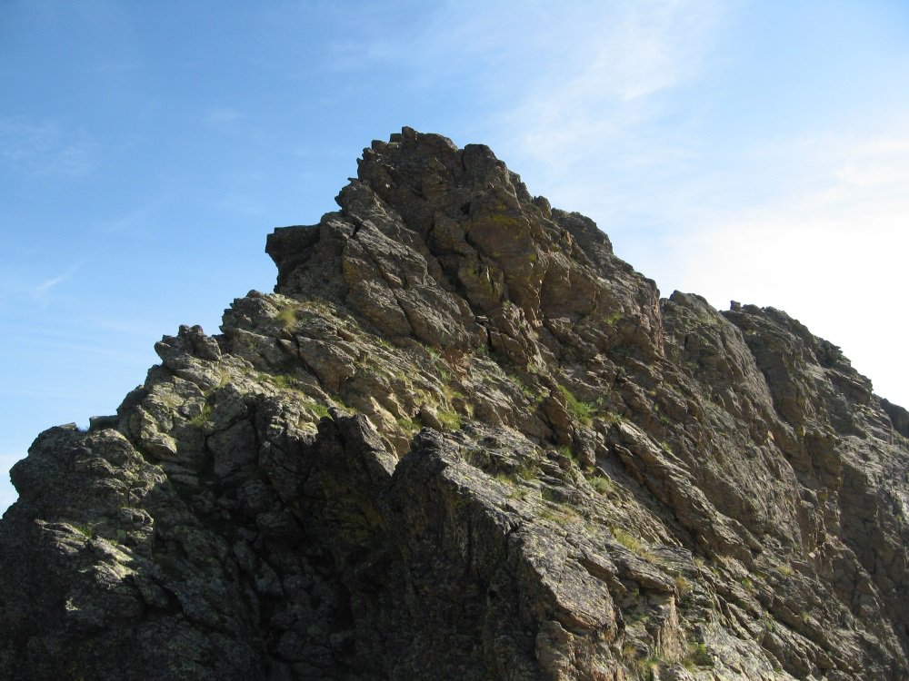 La cresta da percorrere