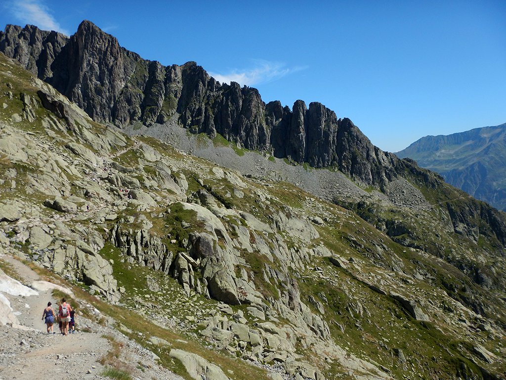 Sentiero dall'Index verso il lago