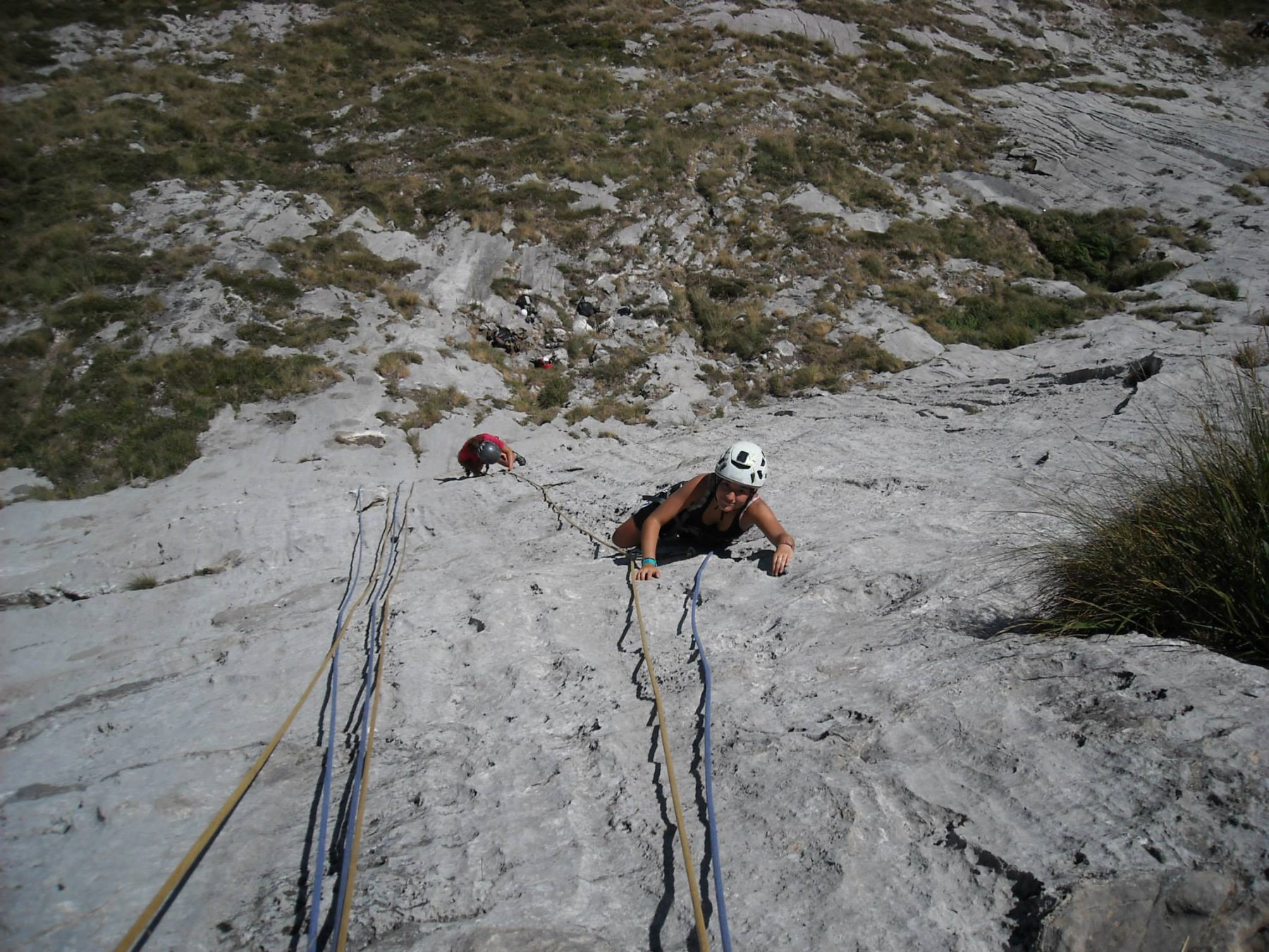 La stratosferica roccia dei Picos. Elixir para calvose, primo tiro.