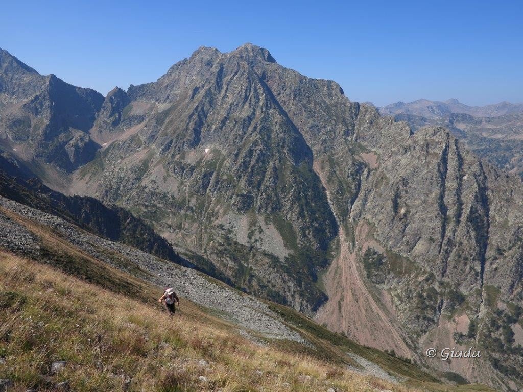 La Maladecia e il pendio per la Ciarnier
