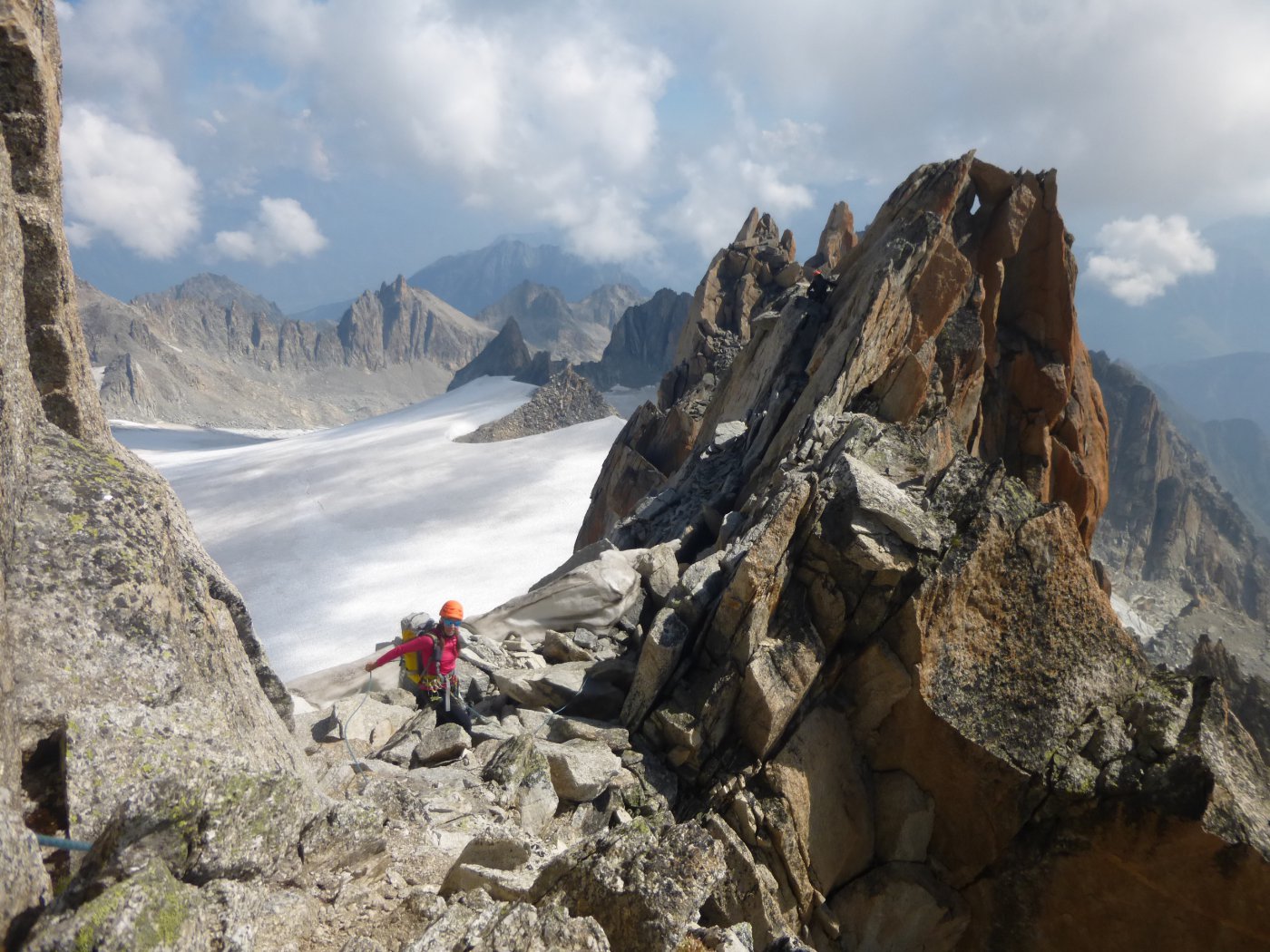 ..lungo la traversata verso il Col Copt..