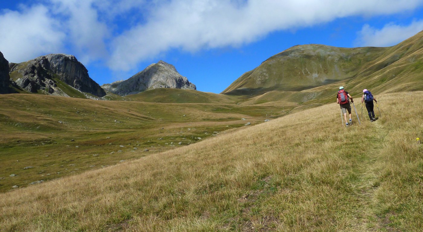 bei pendii verso il colle