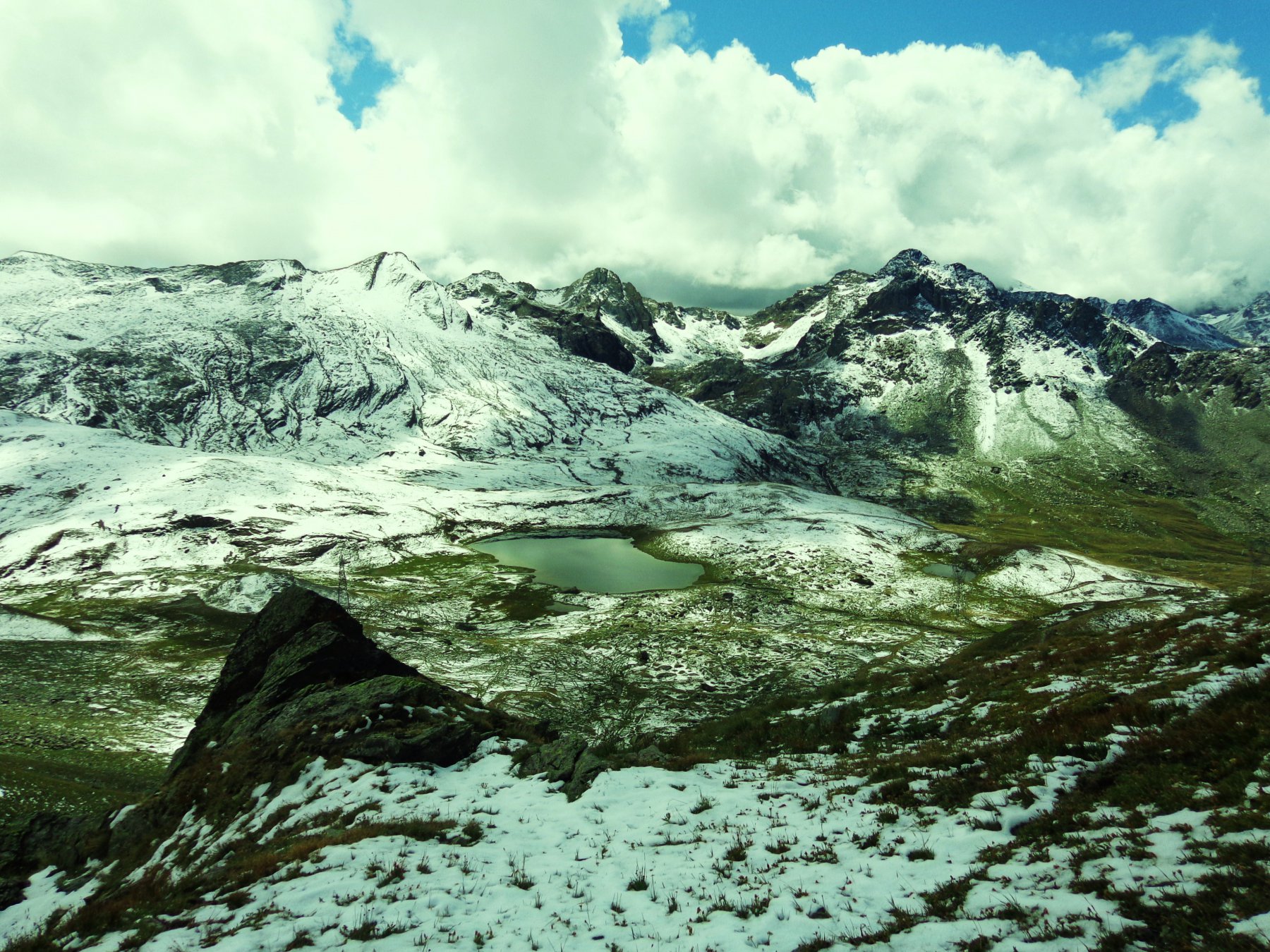 Lago Ponton visto dall'alto