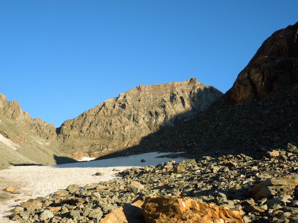 Il colle, la cresta e la cima