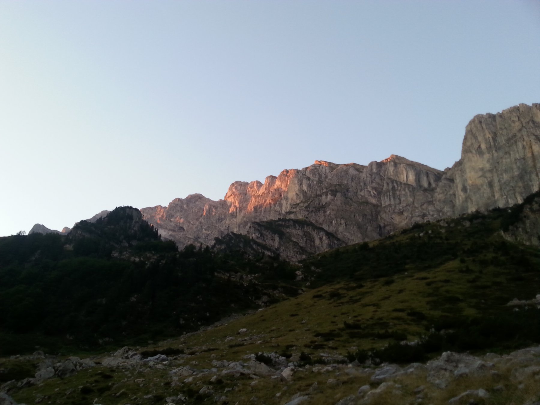 I primi raggi del sole