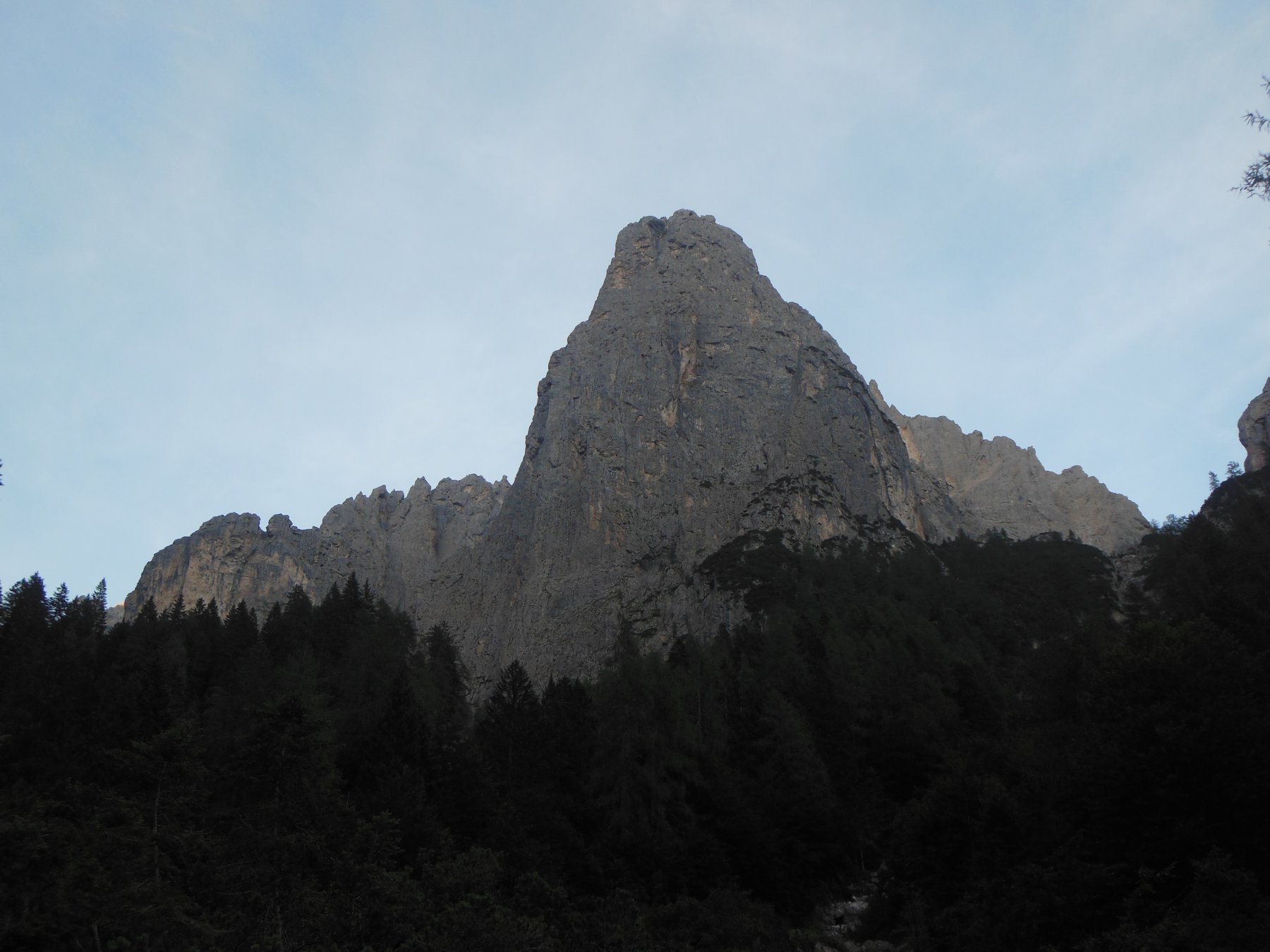La Pala del Rifugio al mattino